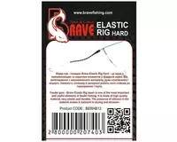 Амортизуюча гума Brave Elastic Rig Hard 8cm Black (4шт/уп), Размотка: 8см, Выберите цвет: чорний, фото , изображение 2